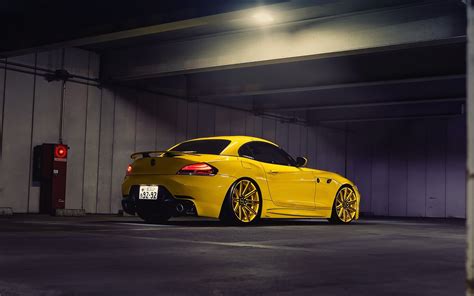 Wallpaper Sports Car Yellow Cars Bmw Z4 Performance Car Wheel