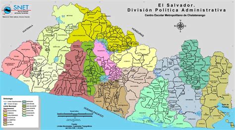 Departamentos De El Salvador Y Sus Municipios República De El Salvador