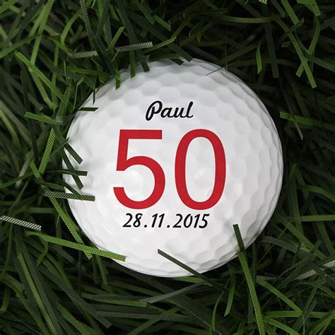 Personalised Big Birthday Golf Ball By Letteroom