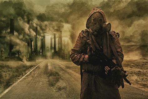 Post Apocalypse Survivor Standing On An Photograph By Oleg Zabielin