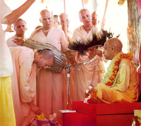 Offering Guru Puja To Srila Prabhupada Back To Godhead