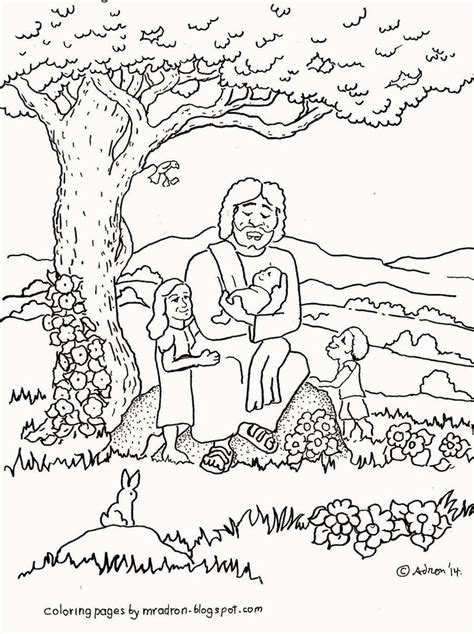 Abc for dot marker coloring pages free printable coloring pages for preschoolers welcome. Coloring Pages for Kids by Mr. Adron: Jesus Blesses The ...