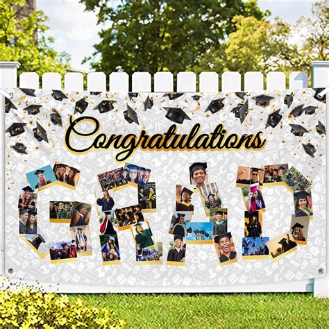 Buy Katchon Congratulations Graduation Photo Banner 72x44 Inch
