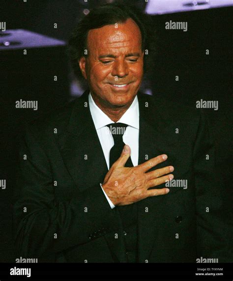 Singer Julio Iglesias Performs In Concert At Olympia Hall In Paris On