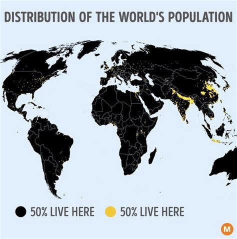 10 Fascinating Maps Where Do Most Of Us Live