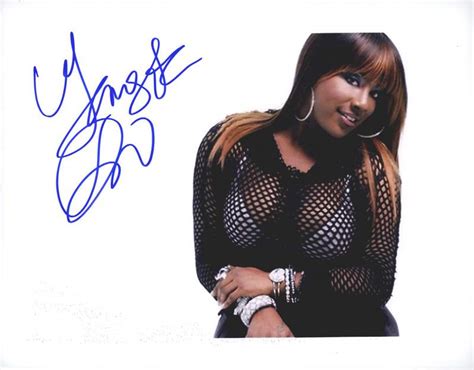 Three Six Mafia Gangsta Boo Signed Rap 8x10 Photo Wcertificate