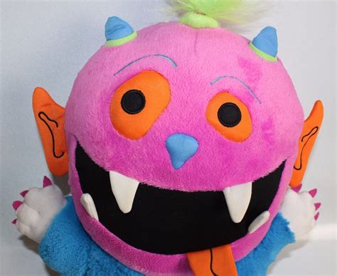 Vtg Goofy Grin Monsters Plush Stuffed Monster Irmi Funny Pink Blue Mad Scientist Ebay