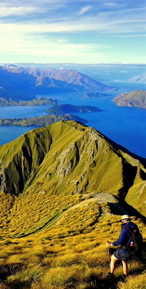 Roys Peak Track Is Walking Track In The Wanaka Area New Zealand
