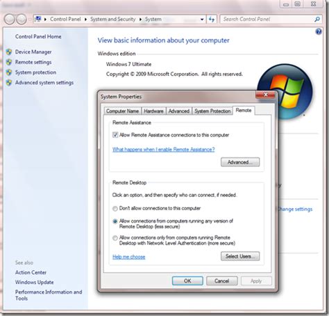 Enable Remote Desktop Rdp In Windows 7 Windows 2008