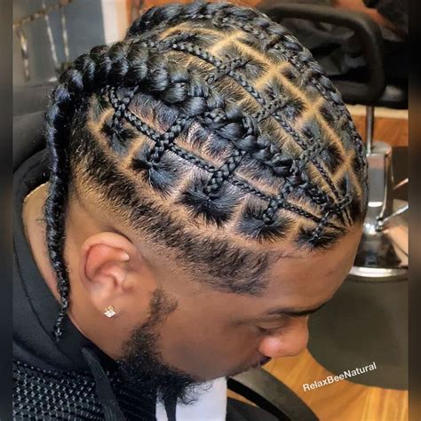 Two Cornrows Remixed‼️ Cornrow Hairstyles For Men Two Braid