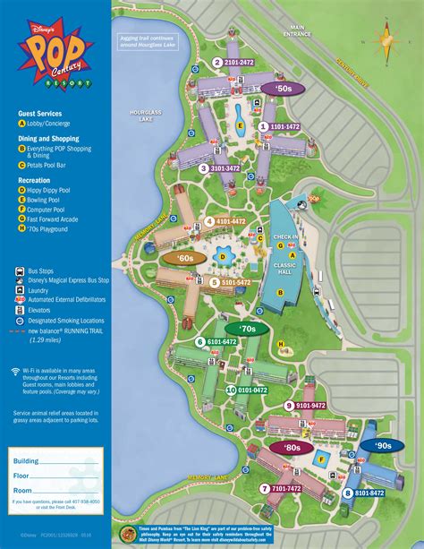 April 2017 Walt Disney World Resort Hotel Maps Photo 6 Of 33