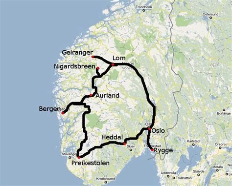 Ruta Por Noruega Itinerario De Un Viaje Por Los Fiordos Noruegos En