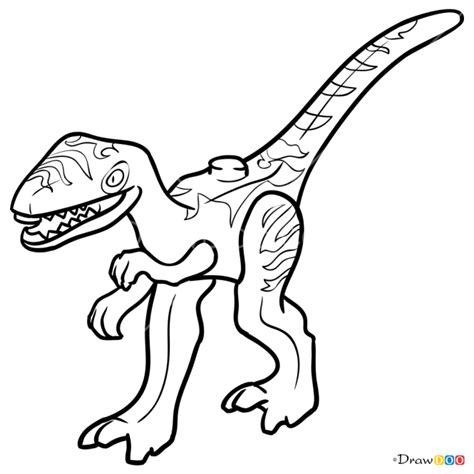 Rex coloring line rex clone coloring pages. How to Draw Galliminus, Lego Jurassic World