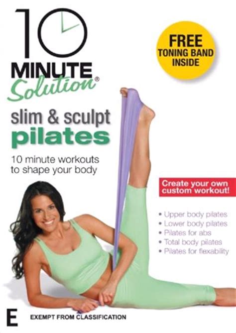 10 Minute Solution Slim And Sculpt Pilates Health And Fitness Dvd Sanity