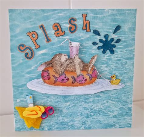 Cute Critter Cards Happy Hopper Splish Splash
