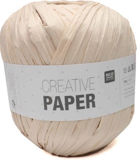 Creative Papier Papier Voor Te Haken Papiergaren Creme Bol