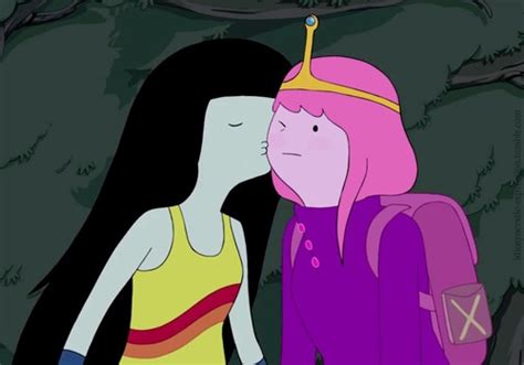 romance between adventure time s princess bubblegum and marceline confirmed