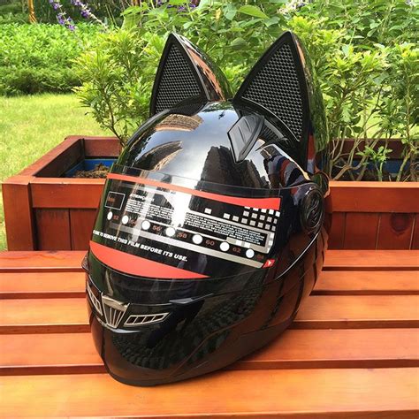 Enjoy fast delivery, best quality and cheap price. Cat personality ear helmet men and women cross country ...