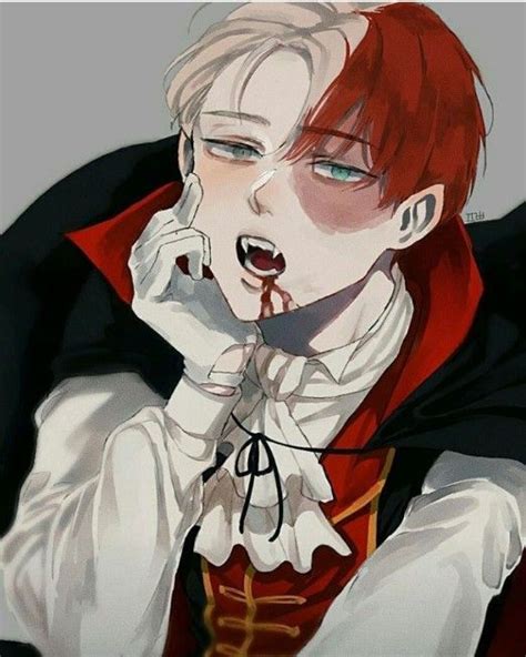 Vampire Todoroki X Reader Vampire In 2020 Vampire Boy My Hero