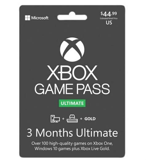 Microsoft Xbox Game Pass Ultimate 3 Three Months Membership Toni Martin
