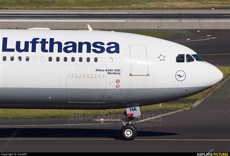 D Aiha Lufthansa Airbus A340 600 At Düsseldorf Photo Id 854919