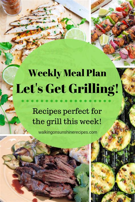 5 Delicious Grilled Recipes For Our Weekly Meal Plan Grilled Recipes