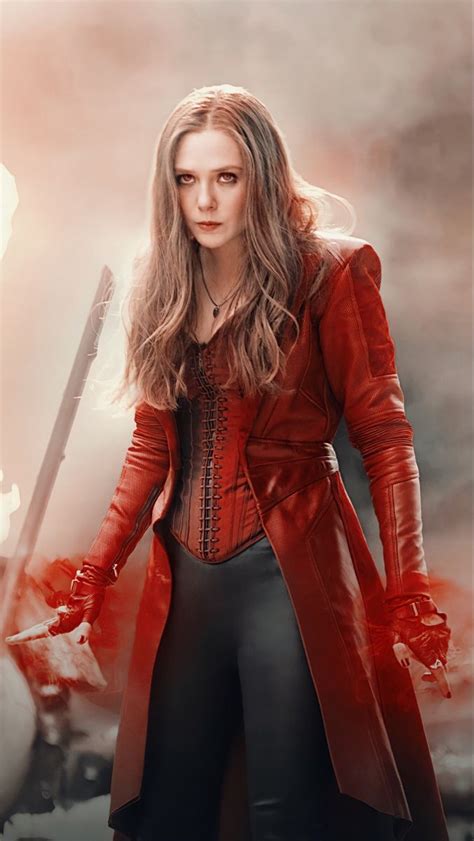 Wanda Maximoff Lockscreen Scarlet Witch Marvel Marvel Women