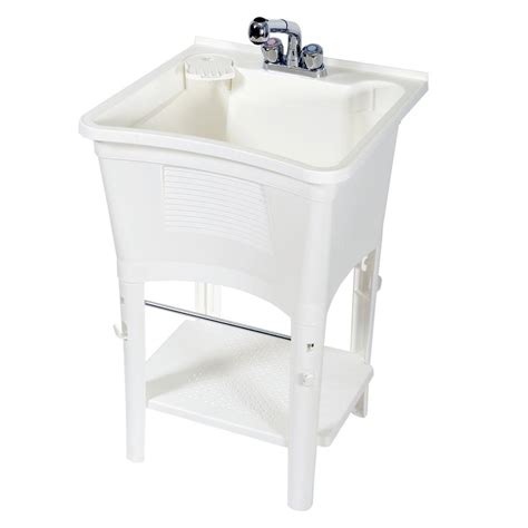 Vintage tub offers a wide selection of utility sinks, laundry sinks & slop sinks from kohler, fiat & corstone. Zenna Home Ergo Tub Full Featured Freestanding 24 in. W x ...