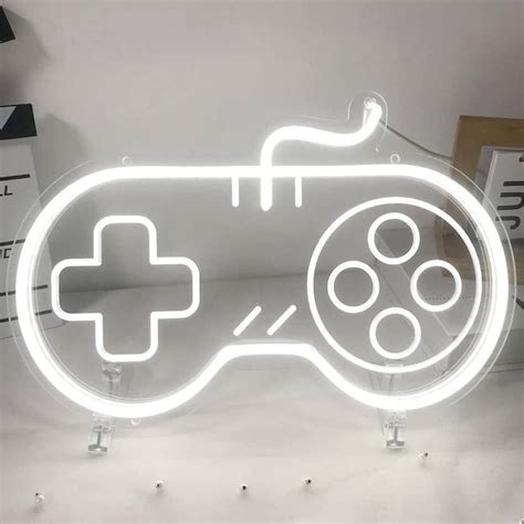 The Party Planet Game Neon Sign Gamepad Shape Led Neon Lights Signs
