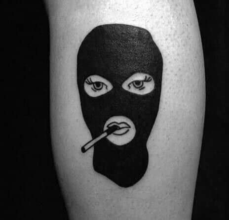 Ski mask tattoo money tattoo tattoo design drawings tattoo stencils gangsta tattoos tattoo designs gangster tattoos chicano tattoos sleeve tattoos. 30 Ski Mask Tattoo Designs For Men - Masked Ink Ideas