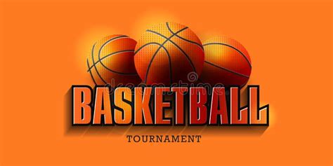 Basketball Poster With Basketball Balls And Big Typography Basketball
