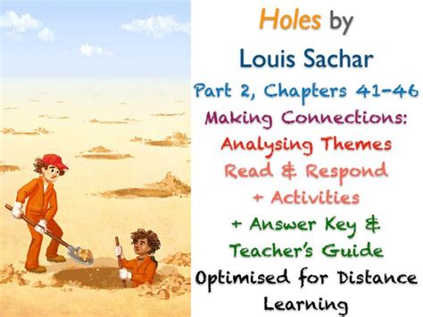 Holes Louis Sachar Complete No Prep Teaching Bundle Activities