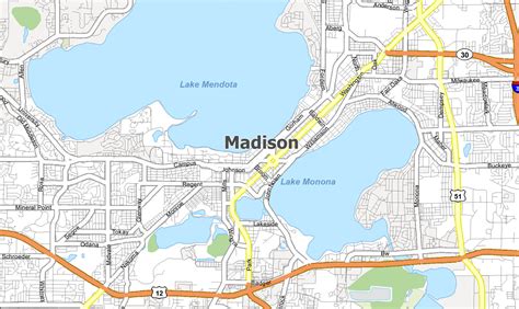 Map Of Madison Wisconsin Photos Cantik