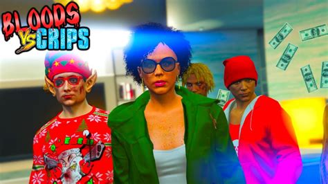 Bloods Vs Crips Gang War Thot Girlfreind 11 Gta5 Skit Youtube