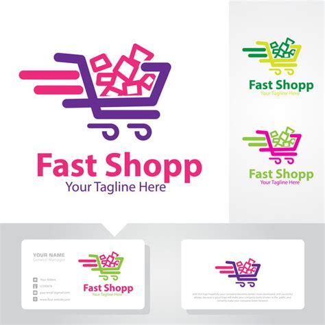 Fast Shop Logo Designs Template For Free Download On Pngtree