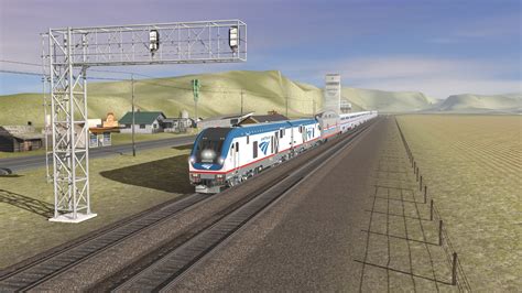 Amtrak Superliner Consist With Siemens Chargers Rtrainsim