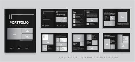 Interior Design Portfolio Vector Art Icons And Graphics For Free Download