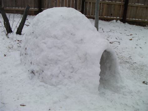 How To Make A Backyard Igloo With Powdery Snow 5 Steps