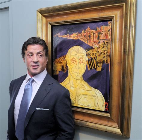 Sylvester Stallone Painting At Explore Collection