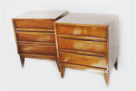 This item ships free to the us. Retrospectives Mid Century Modern Vintage Nightstands ...