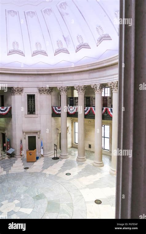 Interior Of Federal Hall National Memorial Nyc Usa Stock Photo Alamy