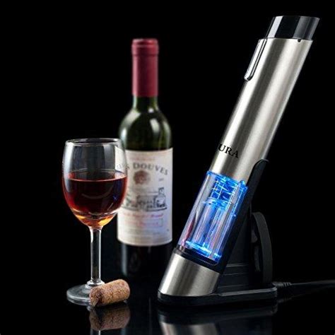 Secura Stainless Steel Electric Wine Bottle Opener | TSG