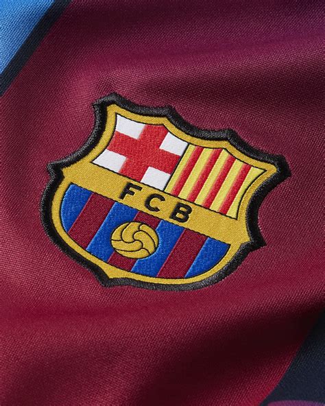 Fc Barcelona Mens Pre Match Short Sleeve Football Top Nike Ae