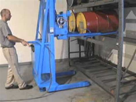 1 barrel rack module 1 assembly instructions. MORStak Drum Rackers - Power Lift and Tilt to Rack Drum up ...