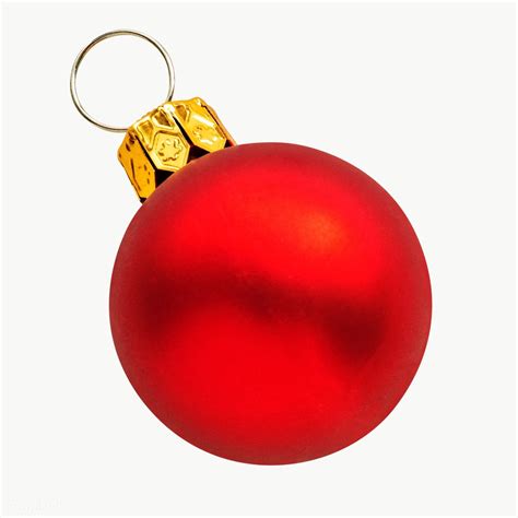 20 Red Round Christmas Ornaments