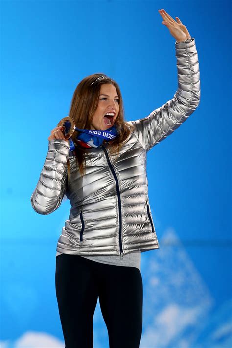 Julia Mancuso Alpine Skiing Womens Super Combined Medal Ceremony 35