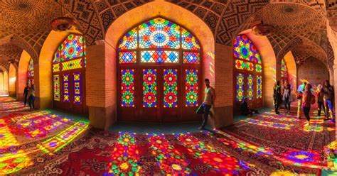 Irans Pink Mosque Is An Incredible Kaleidoscope Of Colors
