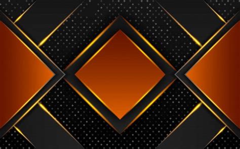 Modern Black And Orange Premium Vector Background Banner Design With