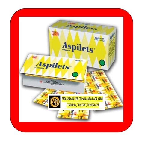 Jual Aspilet Aspilets 80 Mg Chewable Isi 10 Tablet Di Lapak Wahyu