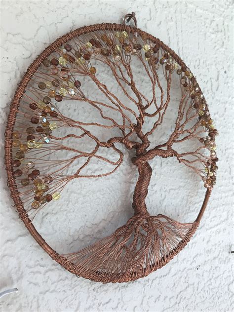 10 Inch Handmade Copper Wire Tree Of Life One Of A Etsy